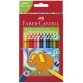 Kleurpotlood FABER-CASTELL driehoekig Jumbo - etui van 24 stuks