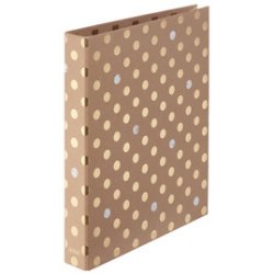 Classeur 2 anneaux cartonné Herlitz Easy orga to go Pure Glam A4 - Dos 4 cm