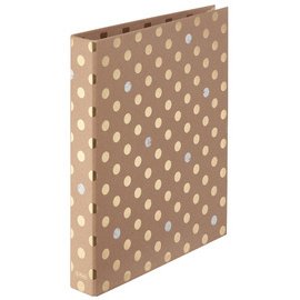 Classeur 2 anneaux cartonné Herlitz Easy orga to go Pure Glam A4 - Dos 4 cm