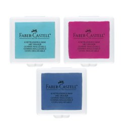 FABER-CASTELL Gomme malléable ART ERASER, assorti