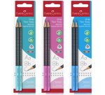FABER-CASTELL Crayon de papier GRIP 2001 TWO TONE, blister