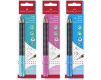 FABER-CASTELL Crayon de papier GRIP 2001 TWO TONE, blister