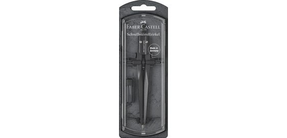FABER-CASTELL Schnellverstellzirkel STREAM, schwarz