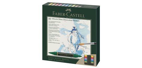FABER-CASTELL Marqueur aquarelle ALBRECHT DÜRER, étui de 10