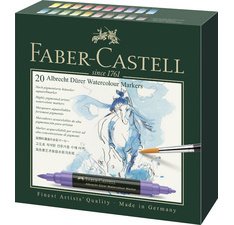 FABER-CASTELL Marqueur aquarelle ALBRECHT DÜRER, étui de 20