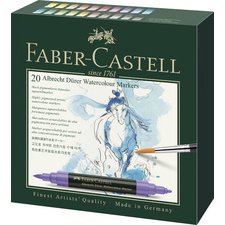 FABER-CASTELL Aquarelmarker ALBRECHT DÜRER, doos van 20