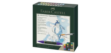 FABER-CASTELL Marqueur aquarelle ALBRECHT DÜRER, étui de 20