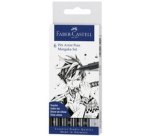 FABER-CASTELL Feutre encre de Chine PITT artist pen étui 6