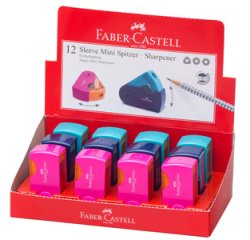 FABER-CASTELL Taille-crayon simple SLEEVE MINI, assorti