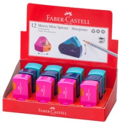 FABER-CASTELL Taille-crayon simple SLEEVE MINI, assorti