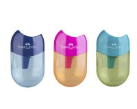 FABER-CASTELL Taille-crayon réservoir TREND 2019, présentoir