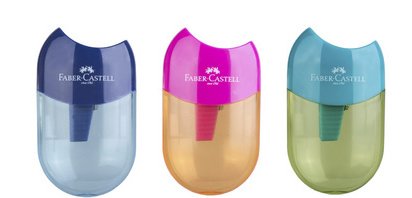 FABER-CASTELL Sharpener with container TREND 2019, display