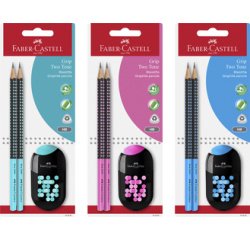 Schrijfkit FABER-CASTELL GRIP TWO TONE - blister