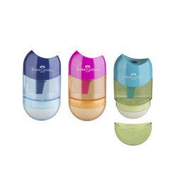 FABER-CASTELL Combi mini gomme - taille-crayon, présentoir