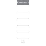 Exacompta Lever Arch File 70mm Spine Labels - White