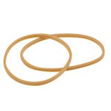 Bracelets caoutchouc, nature, 75 x 1,8 mm, carton de 100 g