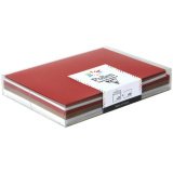 Coffret Pollen uni de 20 enveloppes 114x162mm + 20 cartes 110x155mm - Assortiment Noël scandinave - Assortiment