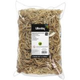 Rubberen elastiekjes natuurlijk 120 mm - zak van 1 kg