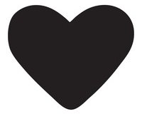 Perforateur à motif XXL 'coeur', couleur: vert