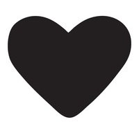 Perforateur à motif XXL 'coeur', couleur: vert