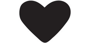 Perforateur à motif XXL 'coeur', couleur: vert