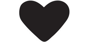 Perforateur à motif XXL 'coeur', couleur: vert