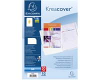 Protège-documents en polypropylène rigide Kreacover® 20 vues - A4 - Blanc