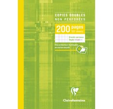 Dubbele kopieën niet geperforeerd A4 séyès