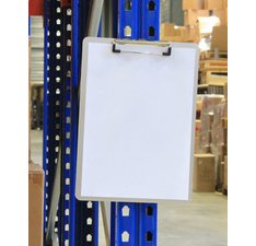 Klembord van aluminium, magneetstrook, A4-formaat