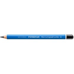 Crayon graphite Mars Lumograph jumbo, dureté: 6B
