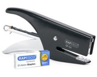 Pince agrafeuse SP-64 (6/4 & 21/4 mm) chrome/noir