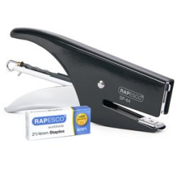 Pince agrafeuse SP-64 (6/4 & 21/4 mm) chrome/noir