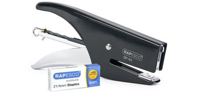 Pince agrafeuse SP-64 (6/4 & 21/4 mm) chrome/noir