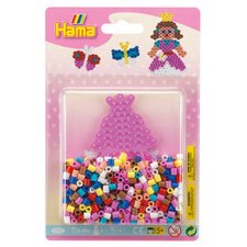 Hama Perles à repasser midi 'Princesse/papillon', blister