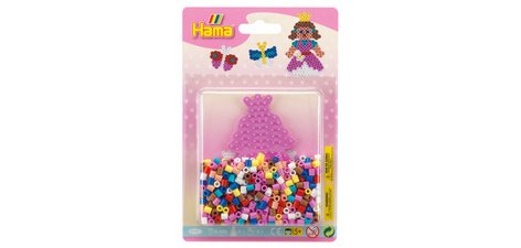 Hama Perles à repasser midi 'Princesse/papillon', blister