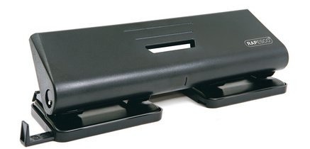 4-hole punch 75-P, black