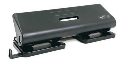 Perforateur 4 trous 75-P, noir