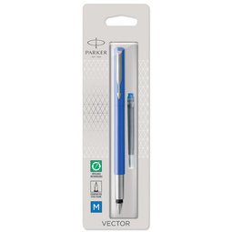 Stylo plume VECTOR, taille de plume: M, bleu