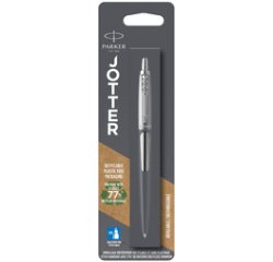 Stylo à bille JOTTER Acier C.T., carte blister