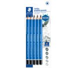 Crayon graphite Mars Lumograph jumbo, blister de 5
