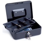 Caisse à monnaie, largeur: 300 mm, noir