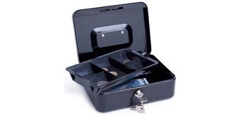 Cash box, width: 300 mm, black