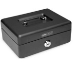 Caisse à monnaie, largeur: 200 mm, noir