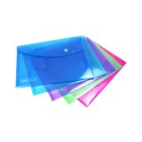 Pochettes de rangement à pression Rapesco 18,4 x 24,4 cm - Coloris assortis - Paquet de 5