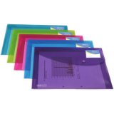 Documentenmap, A4, PP, geassorteerd