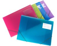 Chemise à élastique, A4+, PP, transparent, assorti