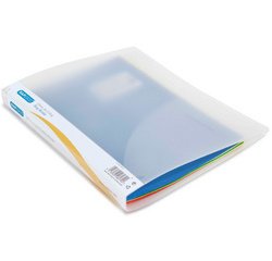 Classeur à anneaux, 25mm, A4, 2 anneaux, transparent