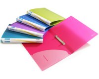 Ringmap, 15 mm, A4-formaat, 2 ringen, geassorteerd