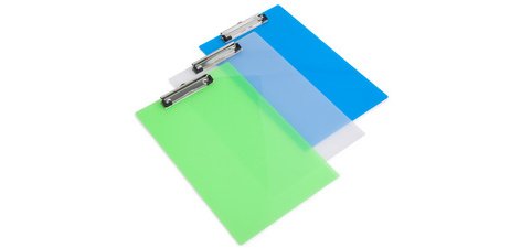 Porte-bloc, PP, A4, transparent-assorti