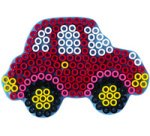 Hama Plaque pour perles à repasser 'Coeur', transparent